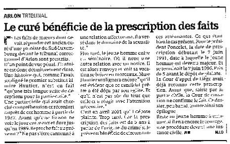 © La Meuse 12.02.2004