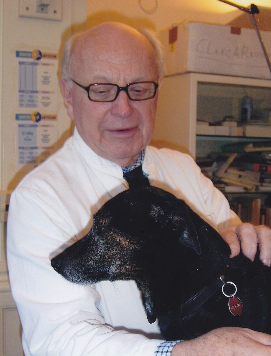 Avec le dr Jean Bastien, fondateur de la Fondation prince Laurent 