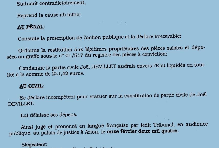 jugement 11.02.2004
